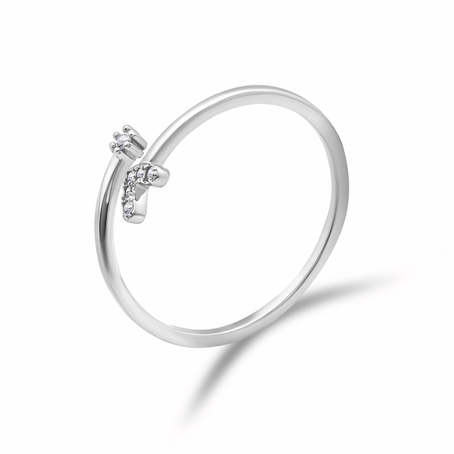 Check Stylish Silver CZ Ring