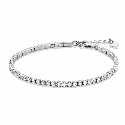 Tennis CZ Silver Bracelet