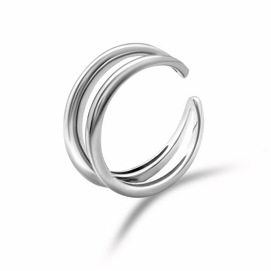 Double Silver Ring