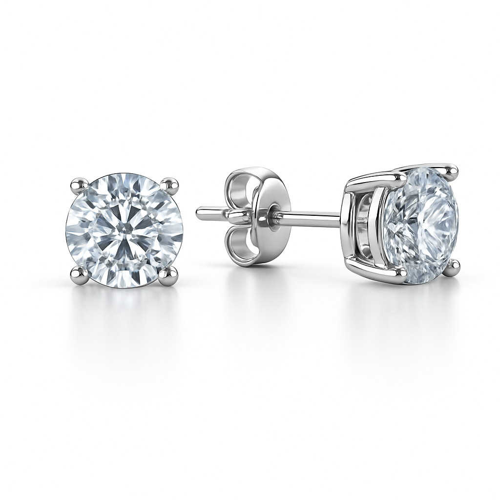 Perfectly Balanced Diamond Earrings