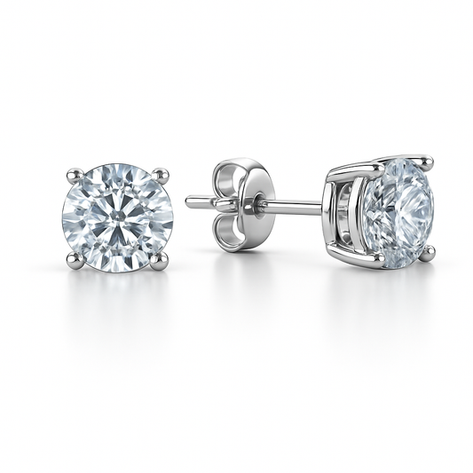 Perfectly Balanced Diamond Earrings
