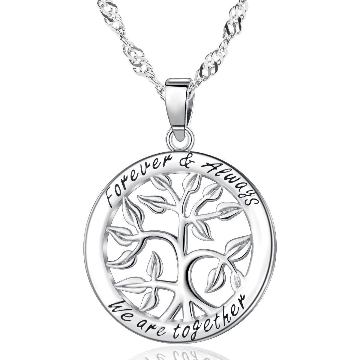 Forever and Always Family Tree Pendant