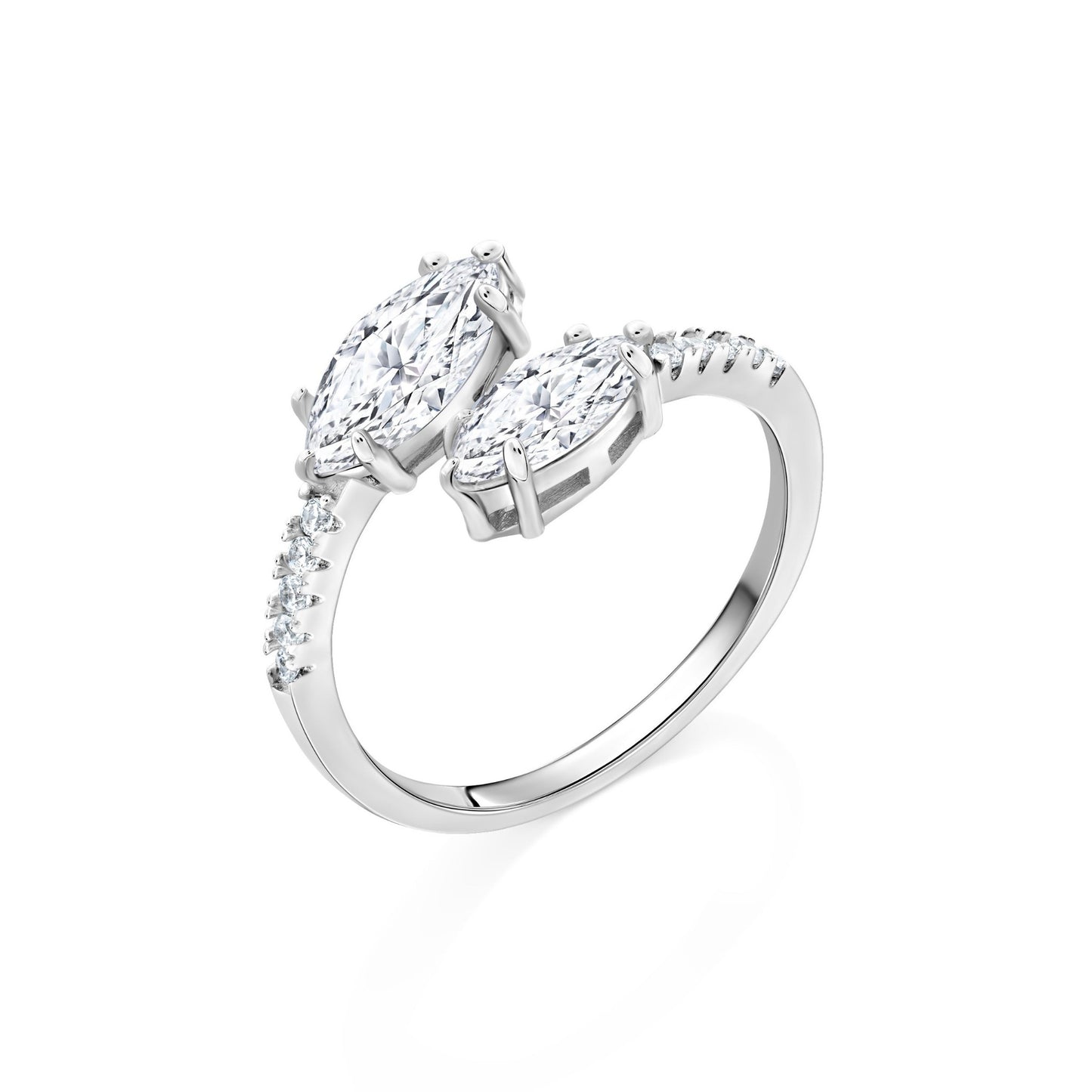 Dynasty Silver Cocktail Ring