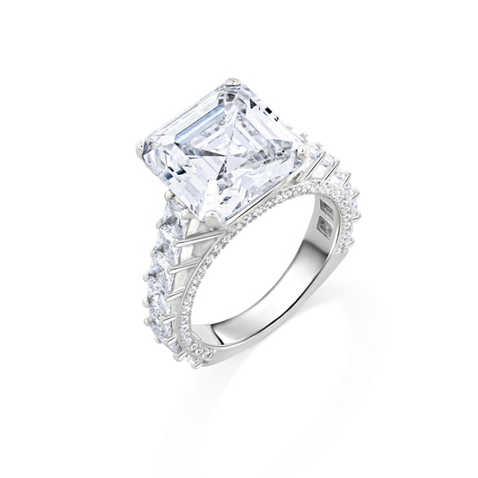 Siren Dream Silver Asscher Cut Ring