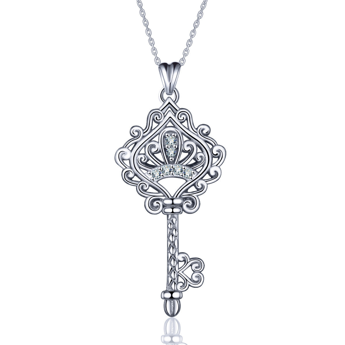 Key Cubic Zirconia Pendant