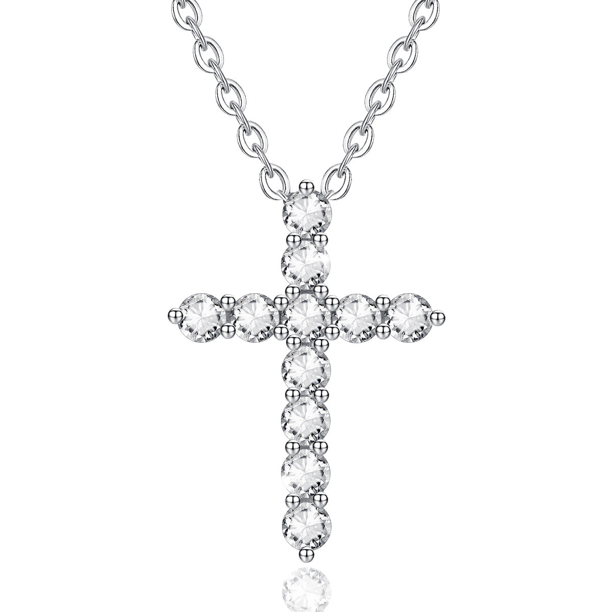 Iced Cross Pendant