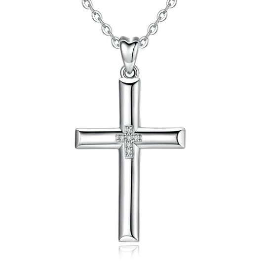 Christian Crystal Cross Pendant