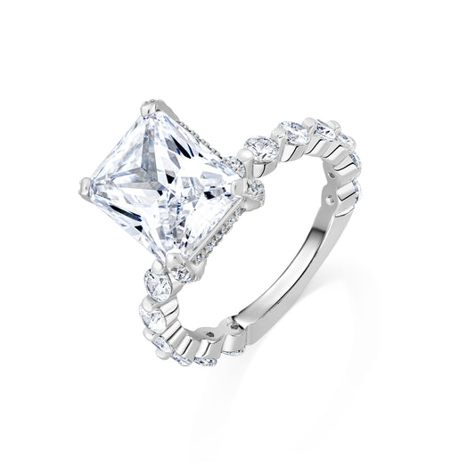 Virtue Silver Radiant Cut Ring