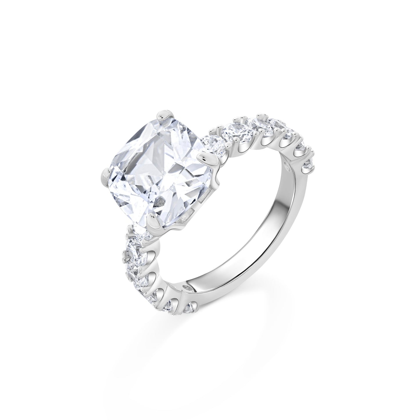 Honey Lux Cushion Cut Engagement Ring