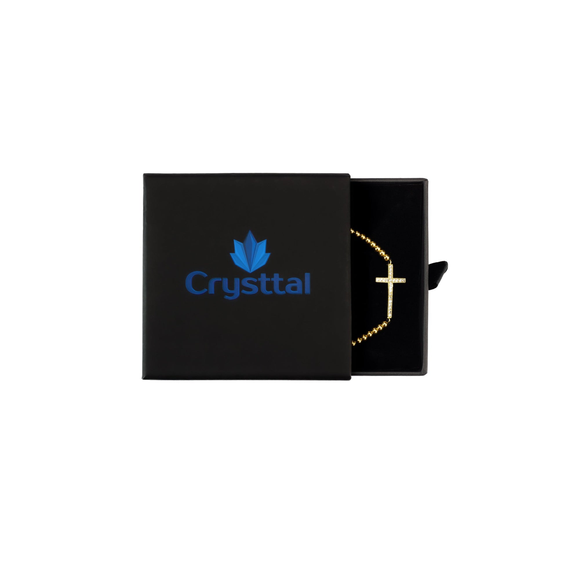 Cross Gemstone Bracelet in Crysttal branded gift box